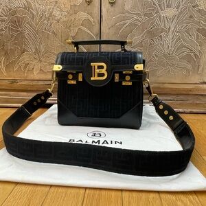 NWT Balmain B Buzz Bag in Navy